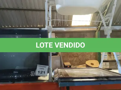 LOTE 121 - 01 TV DE TUBO MARCA PHILCO, 01 BANHEIRA DE CRIANÇA E 02 QUADROS. (NO ESTADO) ATENÇÃO! FAZER A VISITAÇÃO ANTES DE ARREMATAR, NÃO SABEMOS SE FUNCIONA, LEILÃO NÃO TEM GARANTIA E NEM DEVOLUÇÃO, SUJEITO A POSSÍVEIS AVARIAS VISÍVEIS/OCULTAS E/OU AUSÊNCIA DE COMPONENTES.