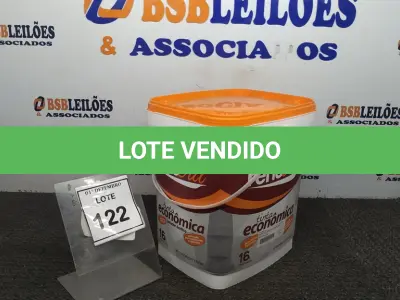 LOTE 122 - 01 LATA DE TINTA ECONÔMICA DE 16L NA COR BRANCO NEVE MARCA RENOCRIL. (NO ESTADO) ATENÇÃO! FAZER A VISITAÇÃO ANTES DE ARREMATAR, NÃO SABEMOS SE FUNCIONA, LEILÃO NÃO TEM GARANTIA E NEM DEVOLUÇÃO, SUJEITO A POSSÍVEIS AVARIAS VISÍVEIS/OCULTAS E/OU AUSÊNCIA DE COMPONENTES.