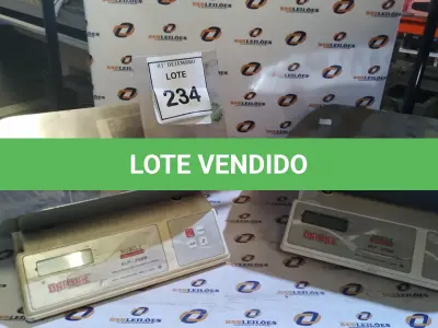 LOTE 234 - 02 BALANÇAS PEDIÁTRICAS. (NO ESTADO) ATENÇÃO! FAZER A VISITAÇÃO ANTES DE ARREMATAR, NÃO SABEMOS SE FUNCIONA, LEILÃO NÃO TEM GARANTIA E NEM DEVOLUÇÃO, SUJEITO A POSSÍVEIS AVARIAS VISÍVEIS/OCULTAS E/OU AUSÊNCIA DE COMPONENTES.