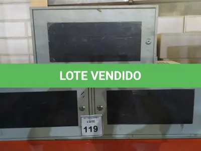 LOTE 119 - 03 MINIS RACKS DE REDE COM PORTA DE ACRÍLICO E FECHADURA. (NO ESTADO) ATENÇÃO! FAZER A VISITAÇÃO ANTES DE ARREMATAR, NÃO SABEMOS SE FUNCIONA, LEILÃO NÃO TEM GARANTIA E NEM DEVOLUÇÃO, SUJEITO A POSSÍVEIS AVARIAS VISÍVEIS/OCULTAS E/OU AUSÊNCIA DE COMPONENTES.