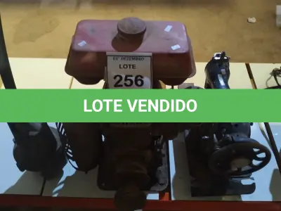 LOTE 256 - 01 MOTOR ESTACIONÁRIO MARCA BRANCO MODELO 3.5CV,01 MÁQUINA DE COSTURA COM AVARIAS E 0 BOMBA D’AGUA. (NO ESTADO) ATENÇÃO! FAZER A VISITAÇÃO ANTES DE ARREMATAR, NÃO SABEMOS SE FUNCIONA, LEILÃO NÃO TEM GARANTIA E NEM DEVOLUÇÃO, SUJEITO A POSSÍVEIS AVARIAS VISÍVEIS/OCULTAS E/OU AUSÊNCIA DE COMPONENTES.