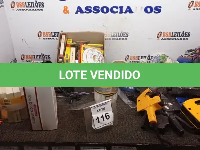 LOTE 116 - 01 LOTE COM VÁRIAS LIXAS DE UNHA, MATERIAIS PARA ARTESANATO E ETIQUETAS, FITAS CASSETE E MATERIAIS DIVERSOS. (NO ESTADO) ATENÇÃO! FAZER A VISITAÇÃO ANTES DE ARREMATAR, NÃO SABEMOS SE FUNCIONA, LEILÃO NÃO TEM GARANTIA E NEM DEVOLUÇÃO, SUJEITO A POSSÍVEIS AVARIAS VISÍVEIS/OCULTAS E/OU AUSÊNCIA DE COMPONENTES.