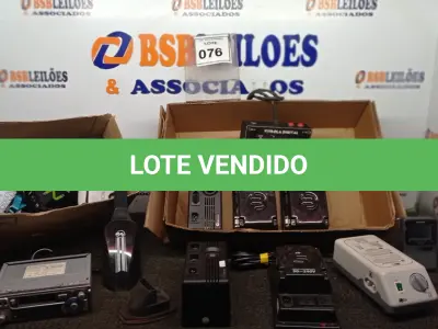 LOTE 076 - 01 LOTE COM VÁRIAS FONTES AUTOMÁTICAS, BOMBA DE PRESSÃO ALTERNADA, CABOS E ELETRÔNICOS DIVERSOS. (NO ESTADO) ATENÇÃO! FAZER A VISITAÇÃO ANTES DE ARREMATAR, NÃO SABEMOS SE FUNCIONA, LEILÃO NÃO TEM GARANTIA E NEM DEVOLUÇÃO, SUJEITO A POSSÍVEIS AVARIAS VISÍVEIS/OCULTAS E/OU AUSÊNCIA DE COMPONENTES.