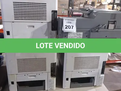 LOTE 207 - 03 IMPRESSORAS MARCA LEXMARK. (NO ESTADO) ATENÇÃO! FAZER A VISITAÇÃO ANTES DE ARREMATAR, NÃO SABEMOS SE FUNCIONA, LEILÃO NÃO TEM GARANTIA E NEM DEVOLUÇÃO, SUJEITO A POSSÍVEIS AVARIAS VISÍVEIS/OCULTAS E/OU AUSÊNCIA DE COMPONENTES.