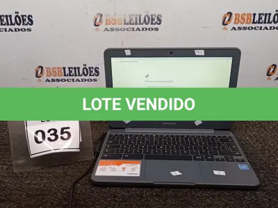 LOTE 035 - 01 NOTEBOOK 16GB TELA 11.6’’. (NO ESTADO) ATENÇÃO! FAZER A VISITAÇÃO ANTES DE ARREMATAR, NÃO SABEMOS SE FUNCIONA, LEILÃO NÃO TEM GARANTIA E NEM DEVOLUÇÃO, SUJEITO A POSSÍVEIS AVARIAS VISÍVEIS/OCULTAS E/OU AUSÊNCIA DE COMPONENTES.