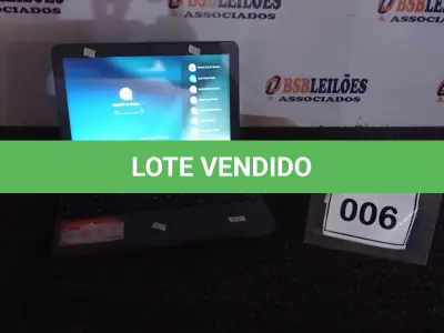 LOTE 006 - 01 NOTEBOOK 16GB TELA 11.6’’. (NO ESTADO) ATENÇÃO! FAZER A VISITAÇÃO ANTES DE ARREMATAR, NÃO SABEMOS SE FUNCIONA, LEILÃO NÃO TEM GARANTIA E NEM DEVOLUÇÃO, SUJEITO A POSSÍVEIS AVARIAS VISÍVEIS/OCULTAS E/OU AUSÊNCIA DE COMPONENTES.
