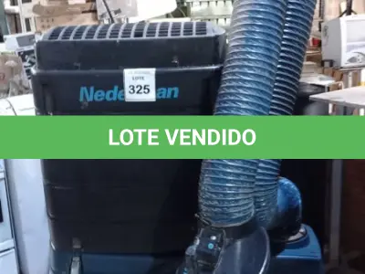 LOTE 325 - 01 ASPIRADOR INDUSTRIAL MARCA NEDERMAN. (NO ESTADO) ATENÇÃO! FAZER A VISITAÇÃO ANTES DE ARREMATAR, NÃO SABEMOS SE FUNCIONA, LEILÃO NÃO TEM GARANTIA E NEM DEVOLUÇÃO, SUJEITO A POSSÍVEIS AVARIAS VISÍVEIS/OCULTAS E/OU AUSÊNCIA DE COMPONENTES.