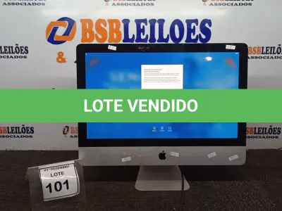 LOTE 101 - 01 IMAC APPLE. (NO ESTADO) ATENÇÃO! FAZER A VISITAÇÃO ANTES DE ARREMATAR, NÃO SABEMOS SE FUNCIONA, LEILÃO NÃO TEM GARANTIA E NEM DEVOLUÇÃO, SUJEITO A POSSÍVEIS AVARIAS VISÍVEIS/OCULTAS E/OU AUSÊNCIA DE COMPONENTES.