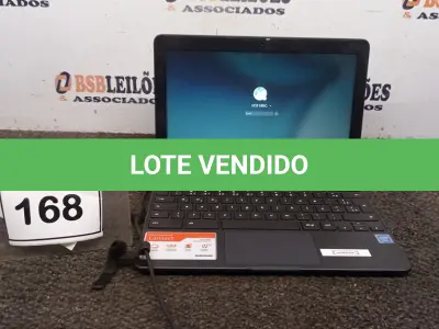LOTE 168 - 01 NOTEBOOK 16GB TELA 11.6’’. (NO ESTADO) ATENÇÃO! FAZER A VISITAÇÃO ANTES DE ARREMATAR, NÃO SABEMOS SE FUNCIONA, LEILÃO NÃO TEM GARANTIA E NEM DEVOLUÇÃO, SUJEITO A POSSÍVEIS AVARIAS VISÍVEIS/OCULTAS E/OU AUSÊNCIA DE COMPONENTES.