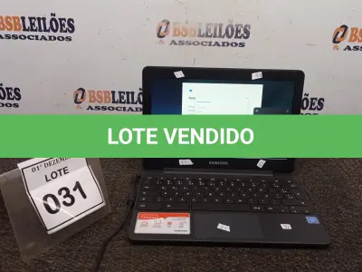 LOTE 031 - 01 NOTEBOOK 16GB TELA 11.6’’. (NO ESTADO) ATENÇÃO! FAZER A VISITAÇÃO ANTES DE ARREMATAR, NÃO SABEMOS SE FUNCIONA, LEILÃO NÃO TEM GARANTIA E NEM DEVOLUÇÃO, SUJEITO A POSSÍVEIS AVARIAS VISÍVEIS/OCULTAS E/OU AUSÊNCIA DE COMPONENTES.