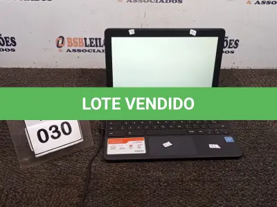 LOTE 030 - 01 NOTEBOOK 16GB TELA 11.6’’ COM FONTE. (NO ESTADO) ATENÇÃO! FAZER A VISITAÇÃO ANTES DE ARREMATAR, NÃO SABEMOS SE FUNCIONA, LEILÃO NÃO TEM GARANTIA E NEM DEVOLUÇÃO, SUJEITO A POSSÍVEIS AVARIAS VISÍVEIS/OCULTAS E/OU AUSÊNCIA DE COMPONENTES.