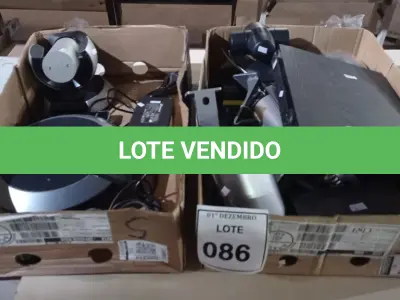 LOTE 086 - 01 LOTE COM VÁRIAS CÂMERAS DE MONITORAMENTO E APARELHOS DE VIDEOCONFERÊNCIA. (NO ESTADO) ATENÇÃO! FAZER A VISITAÇÃO ANTES DE ARREMATAR, NÃO SABEMOS SE FUNCIONA, LEILÃO NÃO TEM GARANTIA E NEM DEVOLUÇÃO, SUJEITO A POSSÍVEIS AVARIAS VISÍVEIS/OCULTAS E/OU AUSÊNCIA DE COMPONENTES.