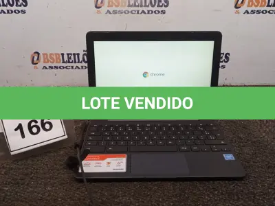 LOTE 166 - 01 NOTEBOOK 16GB TELA 11.6’’. (NO ESTADO) ATENÇÃO! FAZER A VISITAÇÃO ANTES DE ARREMATAR, NÃO SABEMOS SE FUNCIONA, LEILÃO NÃO TEM GARANTIA E NEM DEVOLUÇÃO, SUJEITO A POSSÍVEIS AVARIAS VISÍVEIS/OCULTAS E/OU AUSÊNCIA DE COMPONENTES.