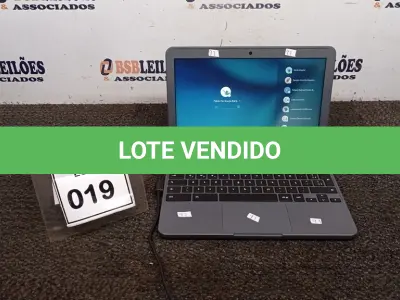 LOTE 019 - 01 NOTEBOOK 16GB TELA 11.6’’. (NO ESTADO) ATENÇÃO! FAZER A VISITAÇÃO ANTES DE ARREMATAR, NÃO SABEMOS SE FUNCIONA, LEILÃO NÃO TEM GARANTIA E NEM DEVOLUÇÃO, SUJEITO A POSSÍVEIS AVARIAS VISÍVEIS/OCULTAS E/OU AUSÊNCIA DE COMPONENTES.