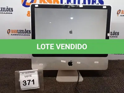 LOTE 371 - 01 IMAC APPLE. (NO ESTADO) ATENÇÃO! FAZER A VISITAÇÃO ANTES DE ARREMATAR, NÃO SABEMOS SE FUNCIONA, LEILÃO NÃO TEM GARANTIA E NEM DEVOLUÇÃO, SUJEITO A POSSÍVEIS AVARIAS VISÍVEIS/OCULTAS E/OU AUSÊNCIA DE COMPONENTES.