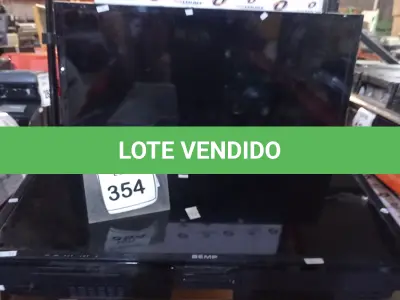 LOTE 354 - 02 TVS LCD 32’’ MARCAS SEMP E SAMSUNG. (NO ESTADO) ATENÇÃO! FAZER A VISITAÇÃO ANTES DE ARREMATAR, NÃO SABEMOS SE FUNCIONA, LEILÃO NÃO TEM GARANTIA E NEM DEVOLUÇÃO, SUJEITO A POSSÍVEIS AVARIAS VISÍVEIS/OCULTAS E/OU AUSÊNCIA DE COMPONENTES.