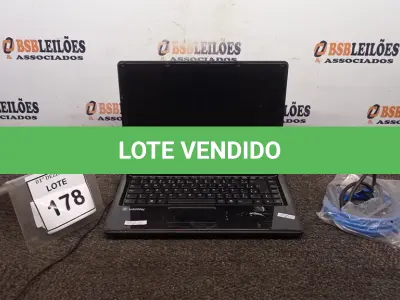 LOTE 178 - 01 NOTEBOOK MARCA ITAUTEC E 01 CABO DE FORÇA. (NO ESTADO) ATENÇÃO! FAZER A VISITAÇÃO ANTES DE ARREMATAR, NÃO SABEMOS SE FUNCIONA, LEILÃO NÃO TEM GARANTIA E NEM DEVOLUÇÃO, SUJEITO A POSSÍVEIS AVARIAS VISÍVEIS/OCULTAS E/OU AUSÊNCIA DE COMPONENTES.