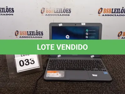 LOTE 033 - 01 NOTEBOOK 16GB TELA 11.6’’. (NO ESTADO) ATENÇÃO! FAZER A VISITAÇÃO ANTES DE ARREMATAR, NÃO SABEMOS SE FUNCIONA, LEILÃO NÃO TEM GARANTIA E NEM DEVOLUÇÃO, SUJEITO A POSSÍVEIS AVARIAS VISÍVEIS/OCULTAS E/OU AUSÊNCIA DE COMPONENTES.