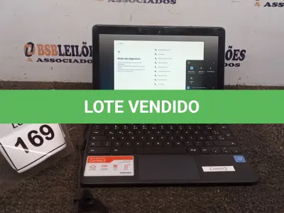 LOTE 169 - 01 NOTEBOOK 16GB TELA 11.6’’. (NO ESTADO) ATENÇÃO! FAZER A VISITAÇÃO ANTES DE ARREMATAR, NÃO SABEMOS SE FUNCIONA, LEILÃO NÃO TEM GARANTIA E NEM DEVOLUÇÃO, SUJEITO A POSSÍVEIS AVARIAS VISÍVEIS/OCULTAS E/OU AUSÊNCIA DE COMPONENTES.