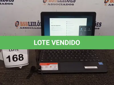 LOTE 168 - 01 NOTEBOOK 16GB TELA 11.6’’. (NO ESTADO) ATENÇÃO! FAZER A VISITAÇÃO ANTES DE ARREMATAR, NÃO SABEMOS SE FUNCIONA, LEILÃO NÃO TEM GARANTIA E NEM DEVOLUÇÃO, SUJEITO A POSSÍVEIS AVARIAS VISÍVEIS/OCULTAS E/OU AUSÊNCIA DE COMPONENTES.