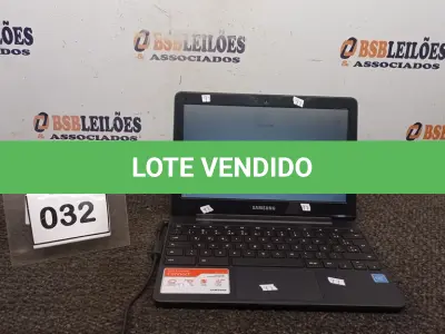 LOTE 032 - 01 NOTEBOOK 16GB TELA 11.6’’. (NO ESTADO) ATENÇÃO! FAZER A VISITAÇÃO ANTES DE ARREMATAR, NÃO SABEMOS SE FUNCIONA, LEILÃO NÃO TEM GARANTIA E NEM DEVOLUÇÃO, SUJEITO A POSSÍVEIS AVARIAS VISÍVEIS/OCULTAS E/OU AUSÊNCIA DE COMPONENTES.