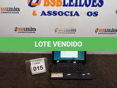 LOTE 015 - 01 NOTEBOOK 16GB TELA 11.6’’. (NO ESTADO) ATENÇÃO! FAZER A VISITAÇÃO ANTES DE ARREMATAR, NÃO SABEMOS SE FUNCIONA, LEILÃO NÃO TEM GARANTIA E NEM DEVOLUÇÃO, SUJEITO A POSSÍVEIS AVARIAS VISÍVEIS/OCULTAS E/OU AUSÊNCIA DE COMPONENTES.