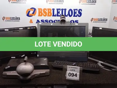 LOTE 094 - 01 ALL IN ONE MARCA HUAWEI,01 ALL IN ONE MARCA AOC, 01 EQUIPAMENTO PARA VIDEOCONFERÊNCIA, 01 TECLADO E 01 MONITOR MARCA LG. (NO ESTADO) ATENÇÃO! FAZER A VISITAÇÃO ANTES DE ARREMATAR, NÃO SABEMOS SE FUNCIONA, LEILÃO NÃO TEM GARANTIA E NEM DEVOLUÇÃO, SUJEITO A POSSÍVEIS AVARIAS VISÍVEIS/OCULTAS E/OU AUSÊNCIA DE COMPONENTES.
