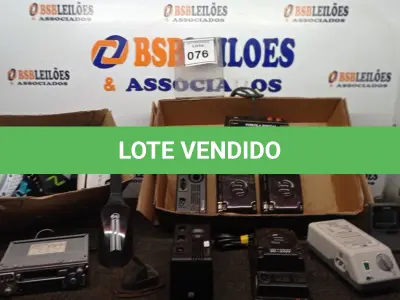 LOTE 076 - 01 LOTE COM VÁRIAS FONTES AUTOMÁTICAS, BOMBA DE PRESSÃO ALTERNADA, CABOS E ELETRÔNICOS DIVERSOS. (NO ESTADO) ATENÇÃO! FAZER A VISITAÇÃO ANTES DE ARREMATAR, NÃO SABEMOS SE FUNCIONA, LEILÃO NÃO TEM GARANTIA E NEM DEVOLUÇÃO, SUJEITO A POSSÍVEIS AVARIAS VISÍVEIS/OCULTAS E/OU AUSÊNCIA DE COMPONENTES.