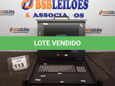 LOTE 113 - 01 CONSOLE DE SERVIDOR MARCA AVOCENT. (NO ESTADO) ATENÇÃO! FAZER A VISITAÇÃO ANTES DE ARREMATAR, NÃO SABEMOS SE FUNCIONA, LEILÃO NÃO TEM GARANTIA E NEM DEVOLUÇÃO, SUJEITO A POSSÍVEIS AVARIAS VISÍVEIS/OCULTAS E/OU AUSÊNCIA DE COMPONENTES.