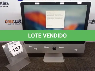 LOTE 157 - 01 IMAC APPLE. (NO ESTADO) ATENÇÃO! FAZER A VISITAÇÃO ANTES DE ARREMATAR, NÃO SABEMOS SE FUNCIONA, LEILÃO NÃO TEM GARANTIA E NEM DEVOLUÇÃO, SUJEITO A POSSÍVEIS AVARIAS VISÍVEIS/OCULTAS E/OU AUSÊNCIA DE COMPONENTES.