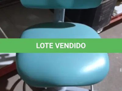 LOTE 344 - 01 CADEIRA MOCHO GIRATÓRIA. (NO ESTADO) ATENÇÃO! FAZER A VISITAÇÃO ANTES DE ARREMATAR, NÃO SABEMOS SE FUNCIONA, LEILÃO NÃO TEM GARANTIA E NEM DEVOLUÇÃO, SUJEITO A POSSÍVEIS AVARIAS VISÍVEIS/OCULTAS E/OU AUSÊNCIA DE COMPONENTES.