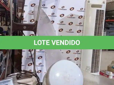 LOTE 153 - 01 VENTILADOR TIPO TORRE MARCA KANGE, 01 ENCERADEIRA DOMÉSTICA MARCA ELECTROLUX E 01 VENTILADOR DE TETO. (NO ESTADO) ATENÇÃO! FAZER A VISITAÇÃO ANTES DE ARREMATAR, NÃO SABEMOS SE FUNCIONA, LEILÃO NÃO TEM GARANTIA E NEM DEVOLUÇÃO, SUJEITO A POSSÍVEIS AVARIAS VISÍVEIS/OCULTAS E/OU AUSÊNCIA DE COMPONENTES.