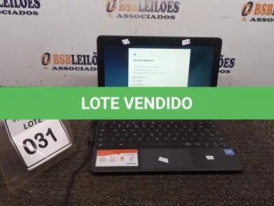 LOTE 031 - 01 NOTEBOOK 16GB TELA 11.6’’. (NO ESTADO) ATENÇÃO! FAZER A VISITAÇÃO ANTES DE ARREMATAR, NÃO SABEMOS SE FUNCIONA, LEILÃO NÃO TEM GARANTIA E NEM DEVOLUÇÃO, SUJEITO A POSSÍVEIS AVARIAS VISÍVEIS/OCULTAS E/OU AUSÊNCIA DE COMPONENTES.