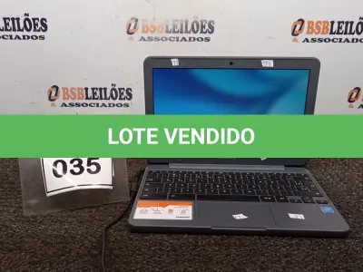 LOTE 035 - 01 NOTEBOOK 16GB TELA 11.6’’. (NO ESTADO) ATENÇÃO! FAZER A VISITAÇÃO ANTES DE ARREMATAR, NÃO SABEMOS SE FUNCIONA, LEILÃO NÃO TEM GARANTIA E NEM DEVOLUÇÃO, SUJEITO A POSSÍVEIS AVARIAS VISÍVEIS/OCULTAS E/OU AUSÊNCIA DE COMPONENTES.
