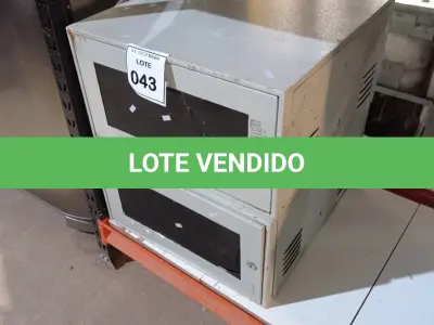 LOTE 043 - 02 MINIS RACKS DE REDE COM PORTA DE ACRÍLICO E FECHADURA. (NO ESTADO) ATENÇÃO! FAZER A VISITAÇÃO ANTES DE ARREMATAR, NÃO SABEMOS SE FUNCIONA, LEILÃO NÃO TEM GARANTIA E NEM DEVOLUÇÃO, SUJEITO A POSSÍVEIS AVARIAS VISÍVEIS/OCULTAS E/OU AUSÊNCIA DE COMPONENTES.