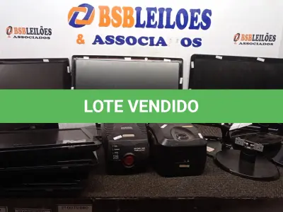 LOTE 057 - 02 ESTABILIZADORES MARCA MICROSOL E VÁRIOS MONITORES DE MARCAS E MODELOS DIVERSOS. (NO ESTADO) ATENÇÃO! FAZER A VISITAÇÃO ANTES DE ARREMATAR, NÃO SABEMOS SE FUNCIONA, LEILÃO NÃO TEM GARANTIA E NEM DEVOLUÇÃO, SUJEITO A POSSÍVEIS AVARIAS VISÍVEIS/OCULTAS E/OU AUSÊNCIA DE COMPONENTES.
