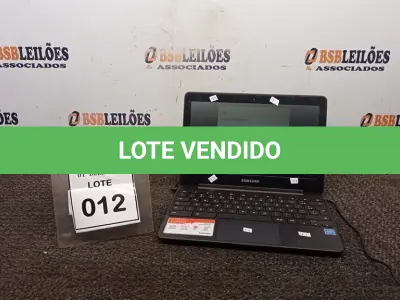 LOTE 012 - 01 NOTEBOOK 16GB TELA 11.6’’. (NO ESTADO) ATENÇÃO! FAZER A VISITAÇÃO ANTES DE ARREMATAR, NÃO SABEMOS SE FUNCIONA, LEILÃO NÃO TEM GARANTIA E NEM DEVOLUÇÃO, SUJEITO A POSSÍVEIS AVARIAS VISÍVEIS/OCULTAS E/OU AUSÊNCIA DE COMPONENTES.