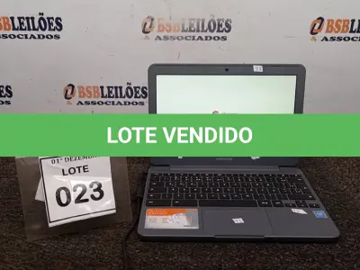 LOTE 023 - 01 NOTEBOOK 16GB TELA 11.6’’. (NO ESTADO) ATENÇÃO! FAZER A VISITAÇÃO ANTES DE ARREMATAR, NÃO SABEMOS SE FUNCIONA, LEILÃO NÃO TEM GARANTIA E NEM DEVOLUÇÃO, SUJEITO A POSSÍVEIS AVARIAS VISÍVEIS/OCULTAS E/OU AUSÊNCIA DE COMPONENTES.