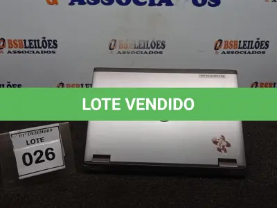 LOTE 026 - 01 NOTEBOOK MARCA DELL SÉRIE VOSTRO. (NO ESTADO) ATENÇÃO! FAZER A VISITAÇÃO ANTES DE ARREMATAR, NÃO SABEMOS SE FUNCIONA, LEILÃO NÃO TEM GARANTIA E NEM DEVOLUÇÃO, SUJEITO A POSSÍVEIS AVARIAS VISÍVEIS/OCULTAS E/OU AUSÊNCIA DE COMPONENTES.