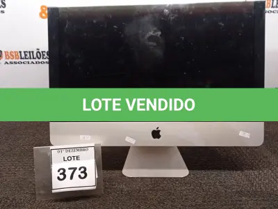 LOTE 373 - 01 IMAC APPLE. (NO ESTADO) ATENÇÃO! FAZER A VISITAÇÃO ANTES DE ARREMATAR, NÃO SABEMOS SE FUNCIONA, LEILÃO NÃO TEM GARANTIA E NEM DEVOLUÇÃO, SUJEITO A POSSÍVEIS AVARIAS VISÍVEIS/OCULTAS E/OU AUSÊNCIA DE COMPONENTES.