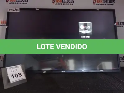 LOTE 103 - 01 TV LCD 42’’ MACA LG. (NO ESTADO) ATENÇÃO! FAZER A VISITAÇÃO ANTES DE ARREMATAR, NÃO SABEMOS SE FUNCIONA, LEILÃO NÃO TEM GARANTIA E NEM DEVOLUÇÃO, SUJEITO A POSSÍVEIS AVARIAS VISÍVEIS/OCULTAS E/OU AUSÊNCIA DE COMPONENTES.