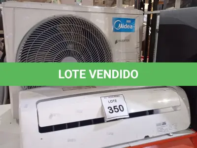 LOTE 350 - 01 AR-CONDICIONADO MARCA MIDEA 9000 BTU/H. (NO ESTADO) ATENÇÃO! FAZER A VISITAÇÃO ANTES DE ARREMATAR, NÃO SABEMOS SE FUNCIONA, LEILÃO NÃO TEM GARANTIA E NEM DEVOLUÇÃO, SUJEITO A POSSÍVEIS AVARIAS VISÍVEIS/OCULTAS E/OU AUSÊNCIA DE COMPONENTES.