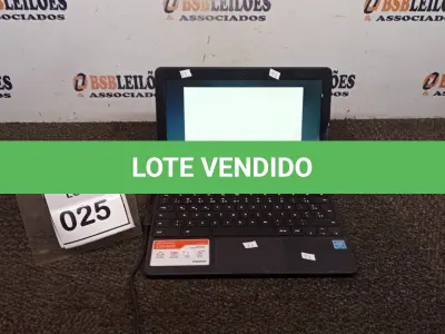 LOTE 025 - 01 NOTEBOOK 16GB TELA 11.6’’ COM FONTE. (NO ESTADO) ATENÇÃO! FAZER A VISITAÇÃO ANTES DE ARREMATAR, NÃO SABEMOS SE FUNCIONA, LEILÃO NÃO TEM GARANTIA E NEM DEVOLUÇÃO, SUJEITO A POSSÍVEIS AVARIAS VISÍVEIS/OCULTAS E/OU AUSÊNCIA DE COMPONENTES.