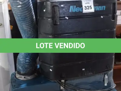 LOTE 325 - 01 ASPIRADOR INDUSTRIAL MARCA NEDERMAN. (NO ESTADO) ATENÇÃO! FAZER A VISITAÇÃO ANTES DE ARREMATAR, NÃO SABEMOS SE FUNCIONA, LEILÃO NÃO TEM GARANTIA E NEM DEVOLUÇÃO, SUJEITO A POSSÍVEIS AVARIAS VISÍVEIS/OCULTAS E/OU AUSÊNCIA DE COMPONENTES.