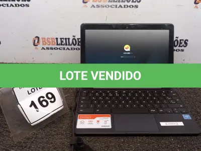 LOTE 169 - 01 NOTEBOOK 16GB TELA 11.6’’. (NO ESTADO) ATENÇÃO! FAZER A VISITAÇÃO ANTES DE ARREMATAR, NÃO SABEMOS SE FUNCIONA, LEILÃO NÃO TEM GARANTIA E NEM DEVOLUÇÃO, SUJEITO A POSSÍVEIS AVARIAS VISÍVEIS/OCULTAS E/OU AUSÊNCIA DE COMPONENTES.