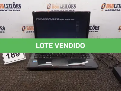 LOTE 189 - 01 NOTEBOOK MARCA ASUS COM FONTE. (NO ESTADO) ATENÇÃO! FAZER A VISITAÇÃO ANTES DE ARREMATAR, NÃO SABEMOS SE FUNCIONA, LEILÃO NÃO TEM GARANTIA E NEM DEVOLUÇÃO, SUJEITO A POSSÍVEIS AVARIAS VISÍVEIS/OCULTAS E/OU AUSÊNCIA DE COMPONENTES.