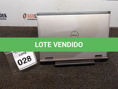LOTE 028 - 01 NOTEBOOK MARCA DELL SÉRIE VOSTRO. (NO ESTADO) ATENÇÃO! FAZER A VISITAÇÃO ANTES DE ARREMATAR, NÃO SABEMOS SE FUNCIONA, LEILÃO NÃO TEM GARANTIA E NEM DEVOLUÇÃO, SUJEITO A POSSÍVEIS AVARIAS VISÍVEIS/OCULTAS E/OU AUSÊNCIA DE COMPONENTES.