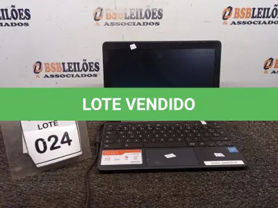 LOTE 024 - 01 NOTEBOOK 16GB TELA 11.6’’ COM FONTE. (NO ESTADO) ATENÇÃO! FAZER A VISITAÇÃO ANTES DE ARREMATAR, NÃO SABEMOS SE FUNCIONA, LEILÃO NÃO TEM GARANTIA E NEM DEVOLUÇÃO, SUJEITO A POSSÍVEIS AVARIAS VISÍVEIS/OCULTAS E/OU AUSÊNCIA DE COMPONENTES.