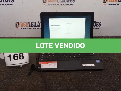 LOTE 168 - 01 NOTEBOOK 16GB TELA 11.6’’. (NO ESTADO) ATENÇÃO! FAZER A VISITAÇÃO ANTES DE ARREMATAR, NÃO SABEMOS SE FUNCIONA, LEILÃO NÃO TEM GARANTIA E NEM DEVOLUÇÃO, SUJEITO A POSSÍVEIS AVARIAS VISÍVEIS/OCULTAS E/OU AUSÊNCIA DE COMPONENTES.