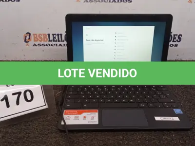 LOTE 170 - 01 NOTEBOOK 16GB TELA 11.6’’. (NO ESTADO) ATENÇÃO! FAZER A VISITAÇÃO ANTES DE ARREMATAR, NÃO SABEMOS SE FUNCIONA, LEILÃO NÃO TEM GARANTIA E NEM DEVOLUÇÃO, SUJEITO A POSSÍVEIS AVARIAS VISÍVEIS/OCULTAS E/OU AUSÊNCIA DE COMPONENTES.